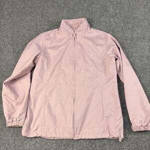 Ellesse Jacket Womens Medium Pink Sportivo Full Zip Lightweight Windbreaker